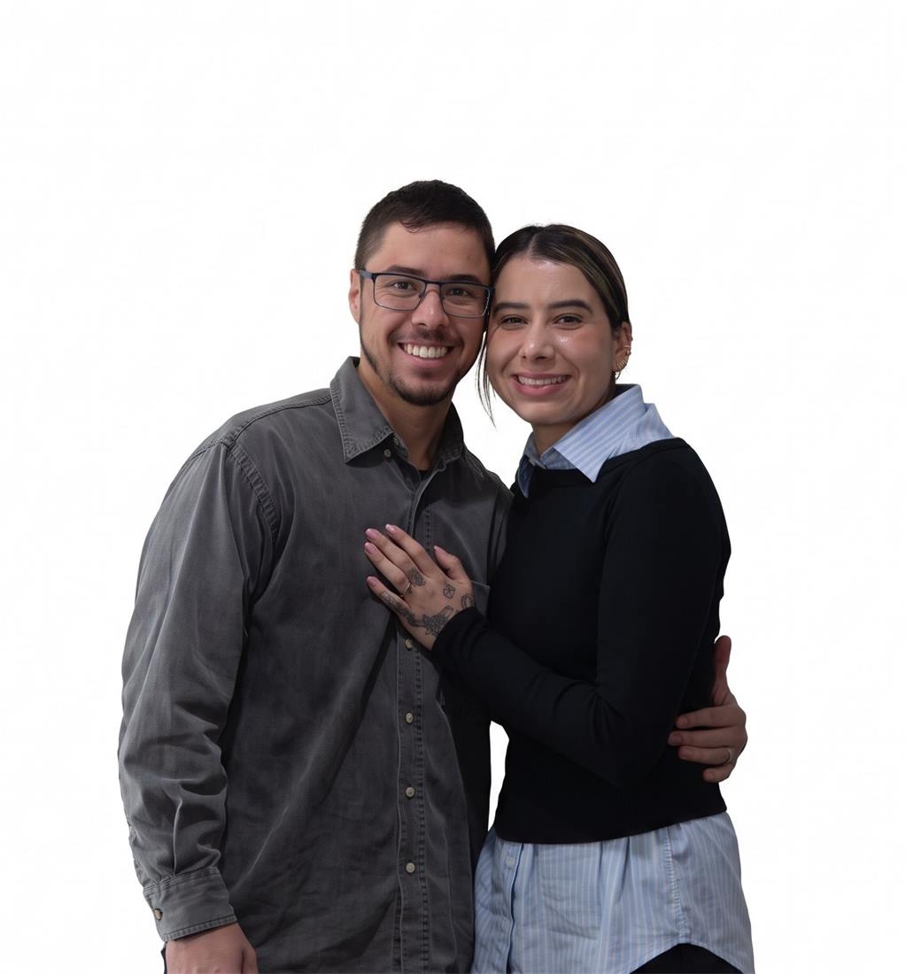 Retrato dos Pastores Luiza e Rafael Romanoski